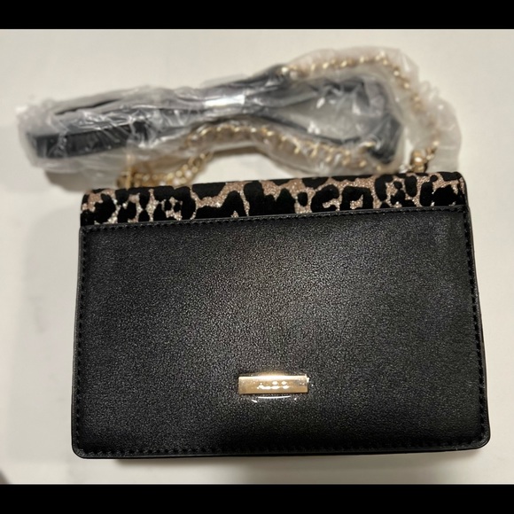 ALDO Metallic Leopard Pelloquin Crossbody Shoulder Bag - Picture 6 of 6